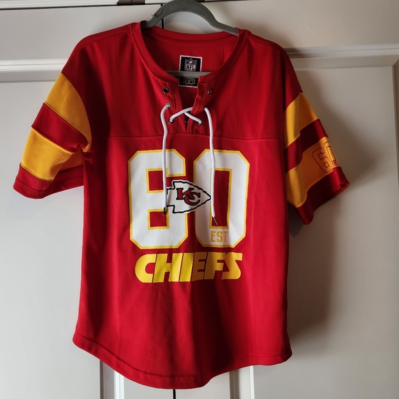 KC Chiefs Women's Fashion Jersey - Picture 1 of 6